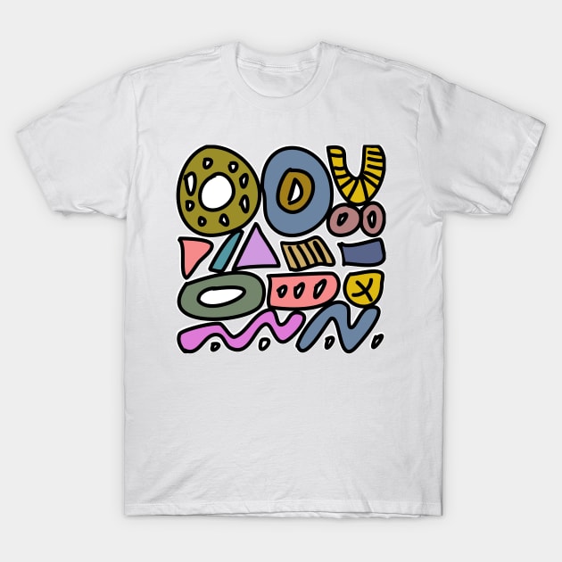 Doodle abstract T-Shirt by stephenignacio